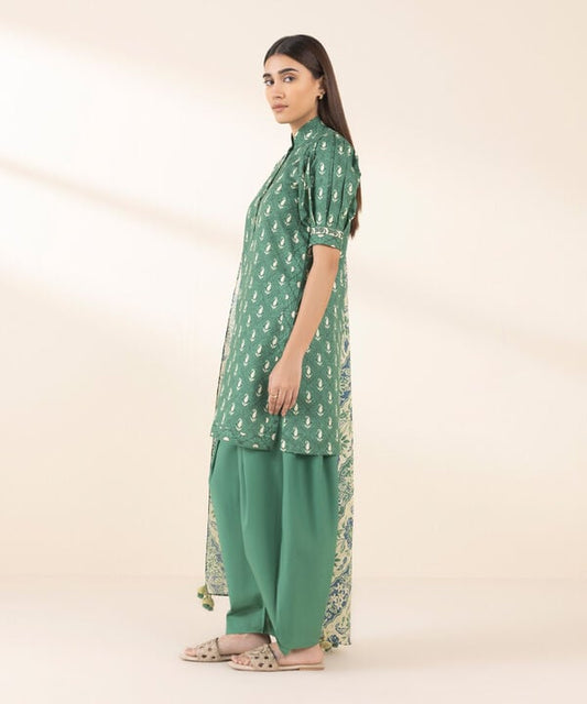 3PCS UNSTITCHED LAWN