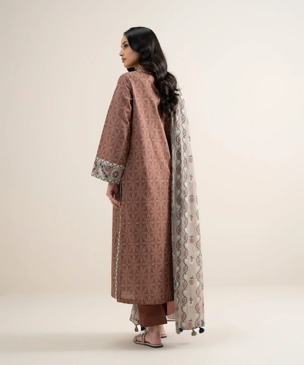 3 Piece - Printed Lawn Suit