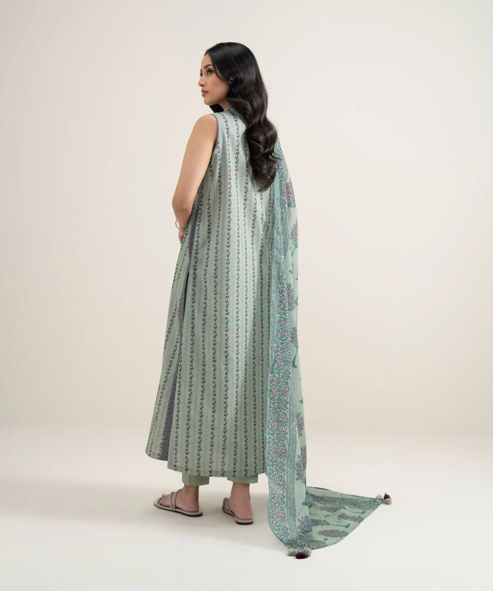 3 Piece - Printed Lawn Suit