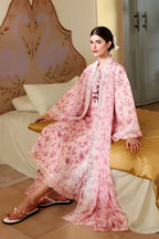 DUSTY PINK -3PC EMBROIDERED LAWN SUIT