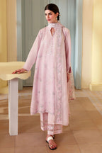LAVENDER BREEZE-3PC EMBROIDERED LAWN SUIT