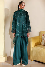 AQUA LUXE-3PC PRINTED LAWN SUIT