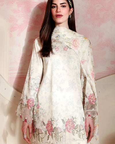 PETAL FORM-3PC PRINTED LAWN SUIT