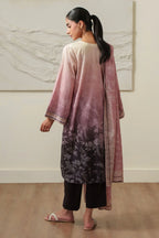 ORCHID BLUSH-3 PIECE PRINTED LAWN SUIT