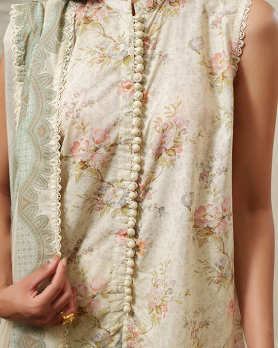 VINTAGE AURA-3 PIECE PRINTED LAWN SUIT