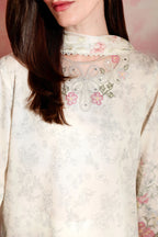 PETAL FORM-3PC PRINTED LAWN SUIT