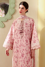 DUSTY PINK -3PC EMBROIDERED LAWN SUIT
