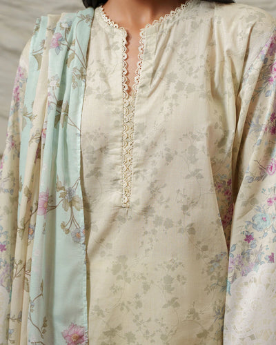 FLORAL DUSK-3 PIECE PRINTED LAWN SUIT
