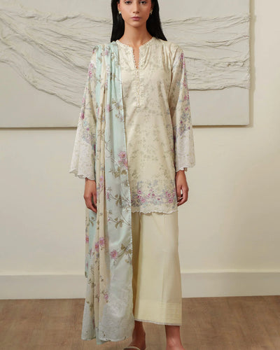 FLORAL DUSK-3 PIECE PRINTED LAWN SUIT