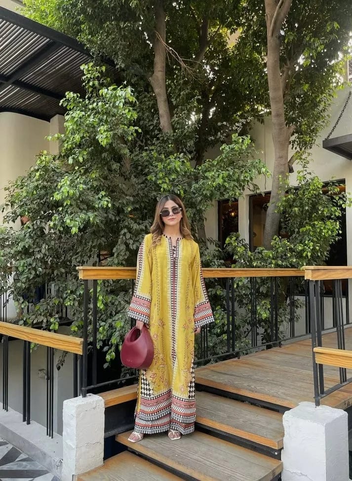 Buy Yellow Blush 2Pc Online at Shopping Karado