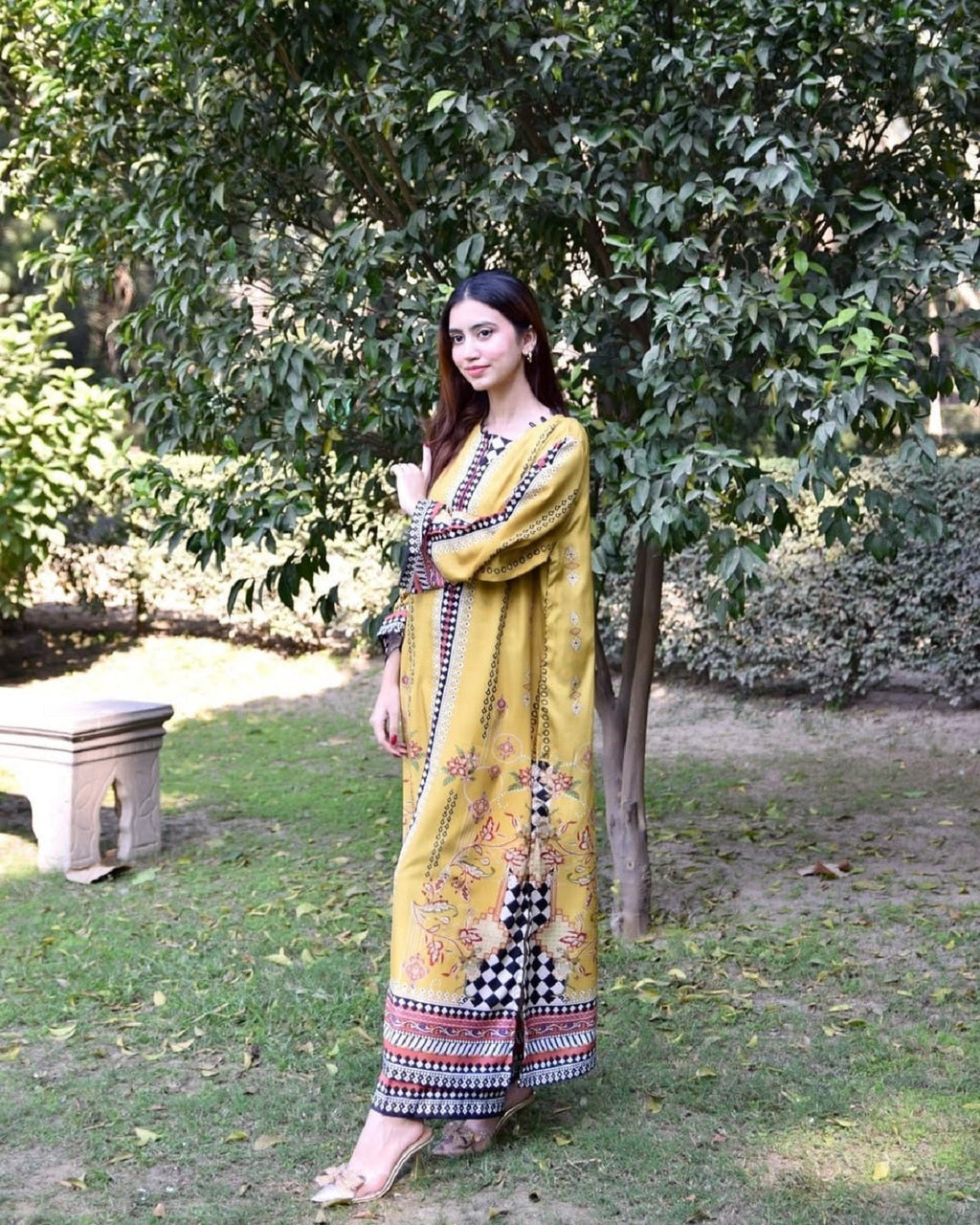 Buy Yellow Blush 2Pc Online at Shopping Karado