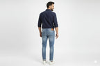 Men's Casual Shirt - Navy Shc-1968 - Navy - View 3
