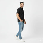 Men's Casual Shirt Half sleves - Black Shc-1925 (ORG)