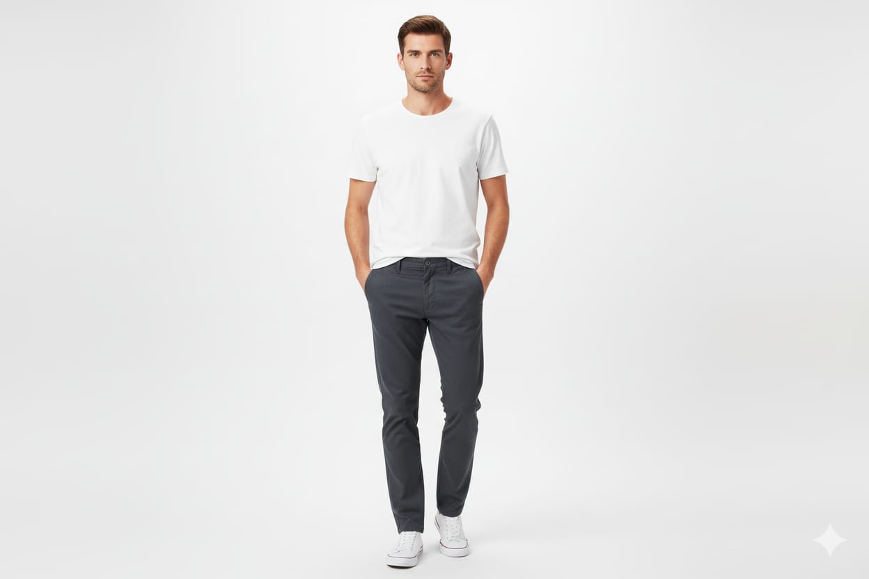 Men'S Chino - Texture Navy Cp-1830 - Navy - View 1