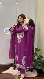 Buy Purple Sapphire 3Pc Online at Shopping Karado