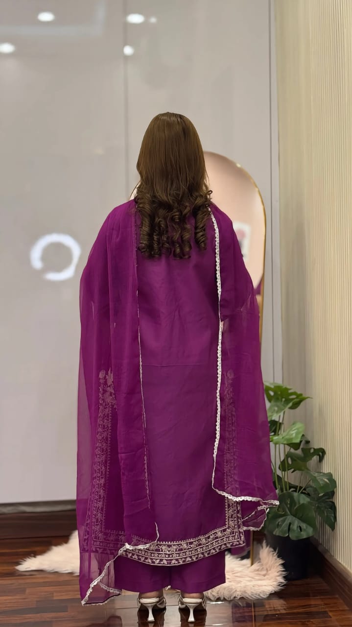 Buy Purple Sapphire 3Pc Online at Shopping Karado