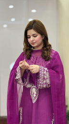 Buy Purple Sapphire 3Pc Online at Shopping Karado