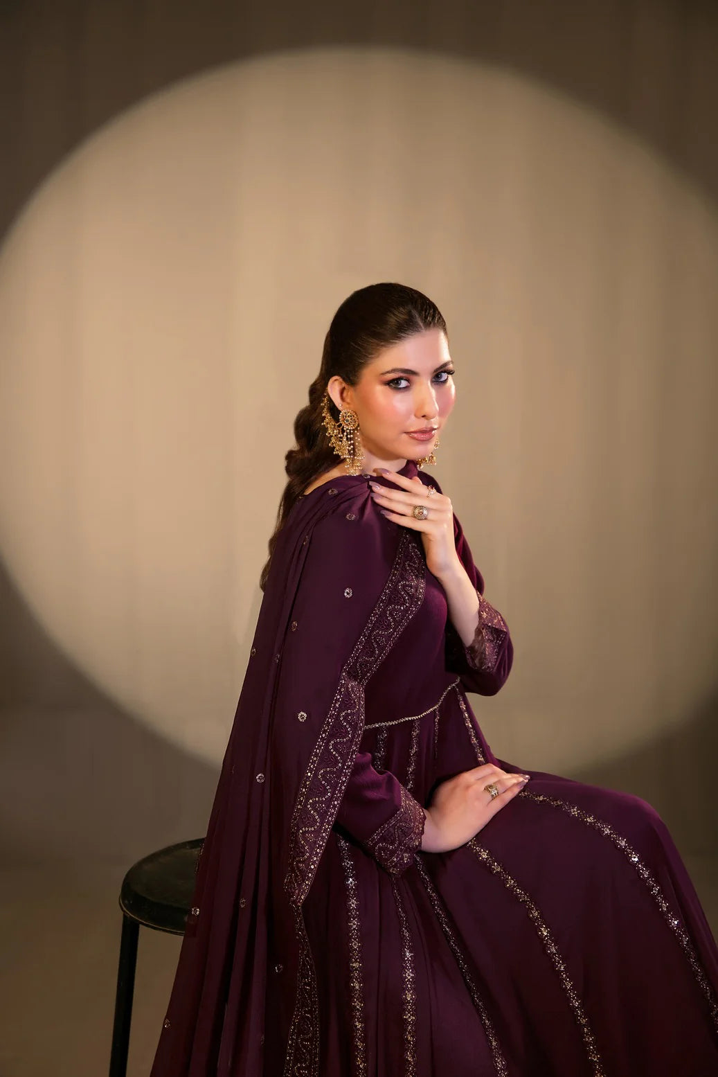 TK-119 SHEESHA SILK 3 PCs SET