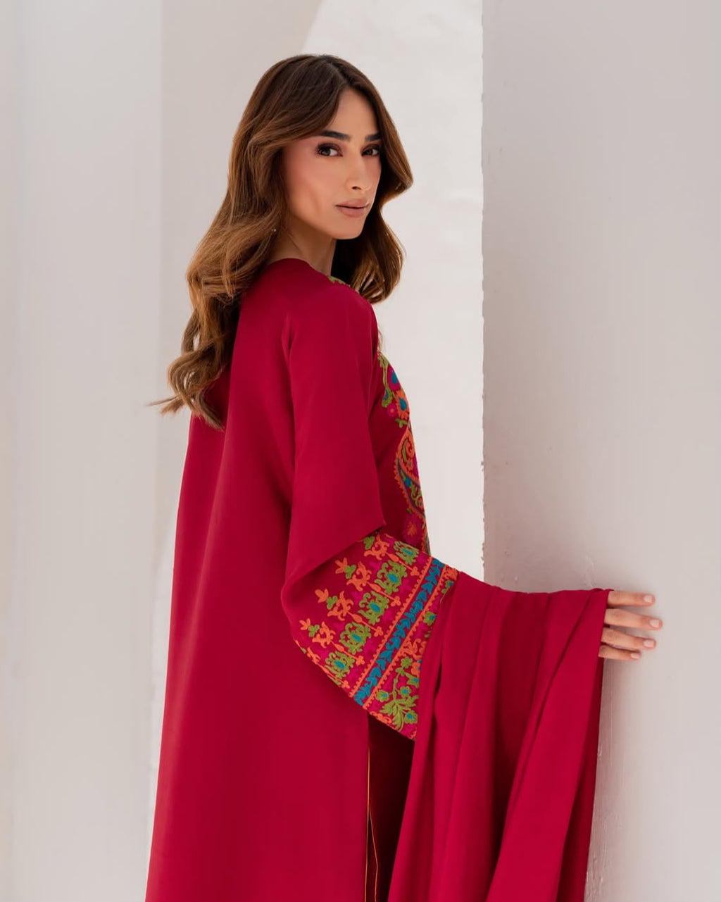 Export Quality lawn with Bamber Chiffon Dupatta