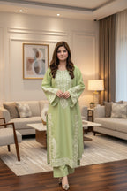 PISTA SAPPHIRE EMBROIDERED 3PCS