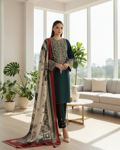 ZELLBURY  EMBROIDERY 3 PCS
