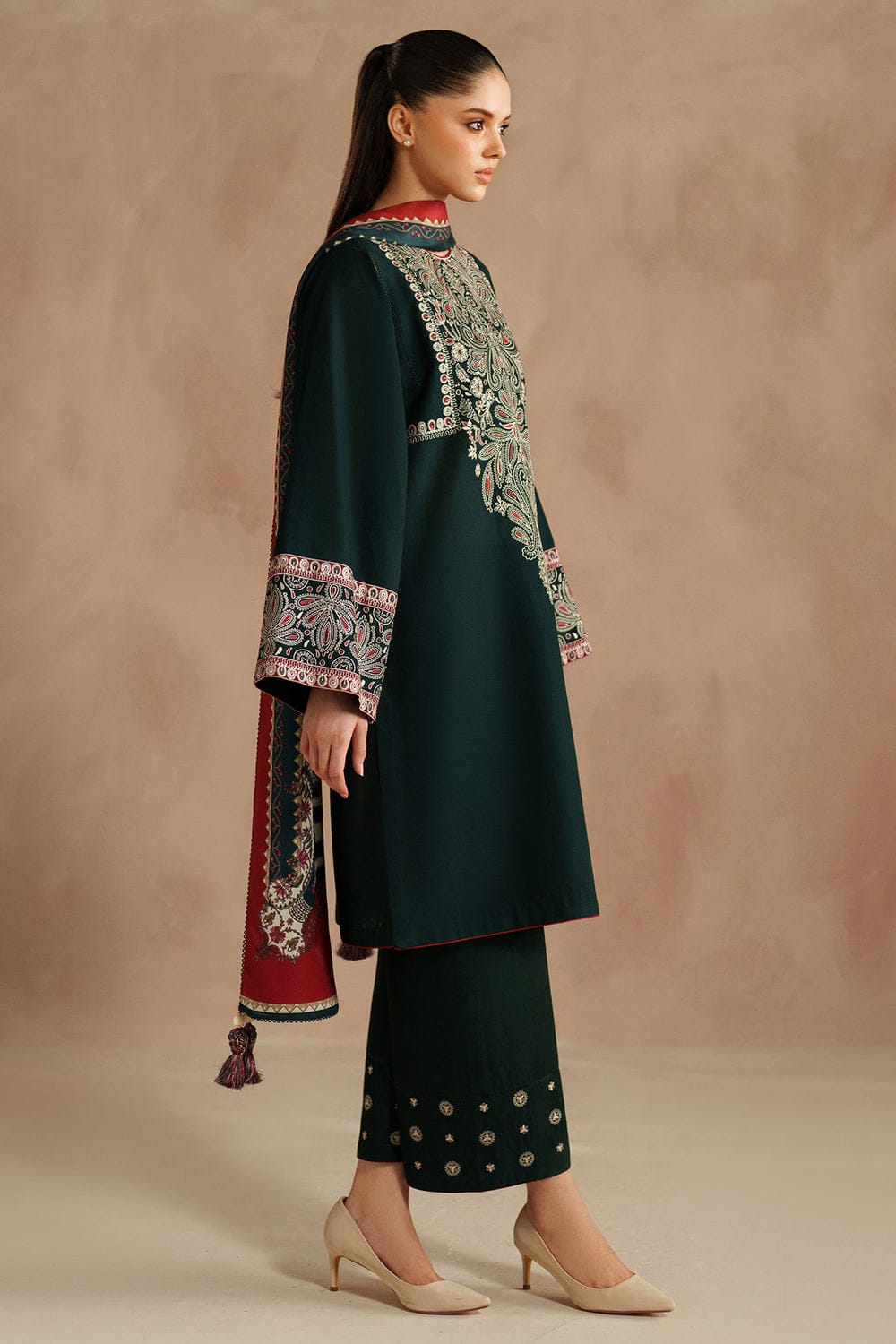 ZELLBURY  EMBROIDERY 3 PCS
