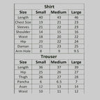 Mirror Hand Embroidered Red Two-Piece Dress – Stitched Kurta & Trouser in Lawn Cotton