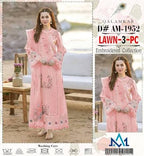 3pc cape pink lawn