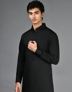 black kameez shalwar