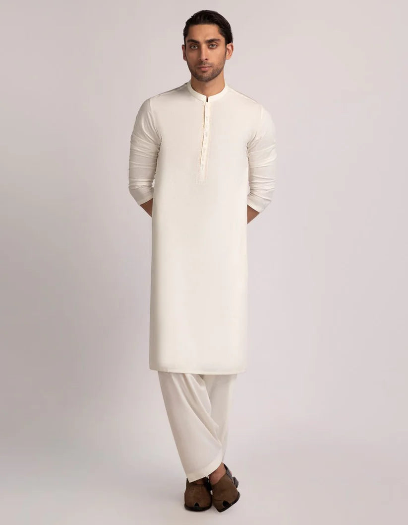 cream formal kameez shalwar