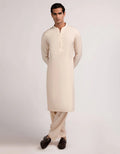 fawn blended formal kameez shalwar