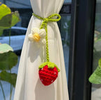 kashmiri-handmade-crochet-strawberry-daisy-curtain-tieback-red-green-white-pakistan
