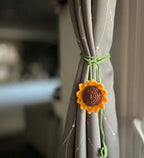 kashmiri-handmade-crochet-sunflower-curtain-tieback-yellow-green-pakistan