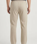 Men’S Pinstripe Drawstring Baggy Trousers- Lwr-0688 Beige Stripe - Beige - View 5