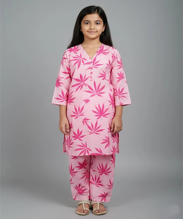 Girls - Pret 2 Piece Pink GKS-0336